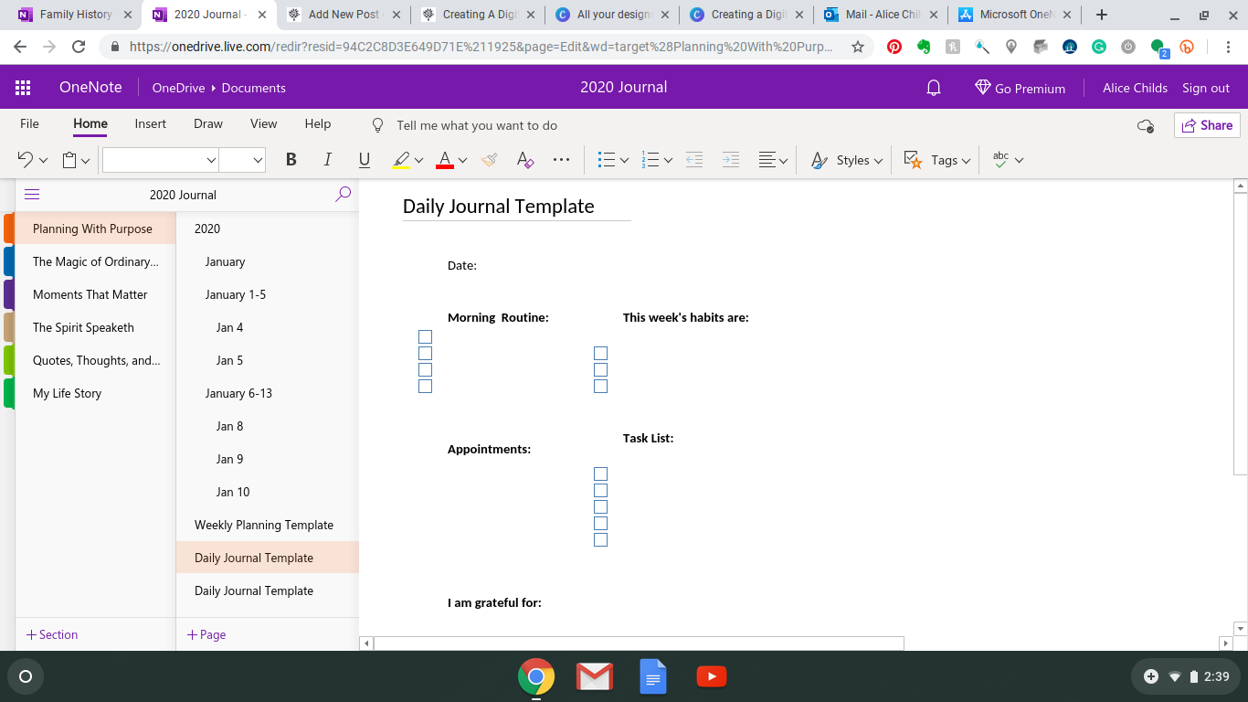 How To Use Onenote For Journal Sightpor 7926