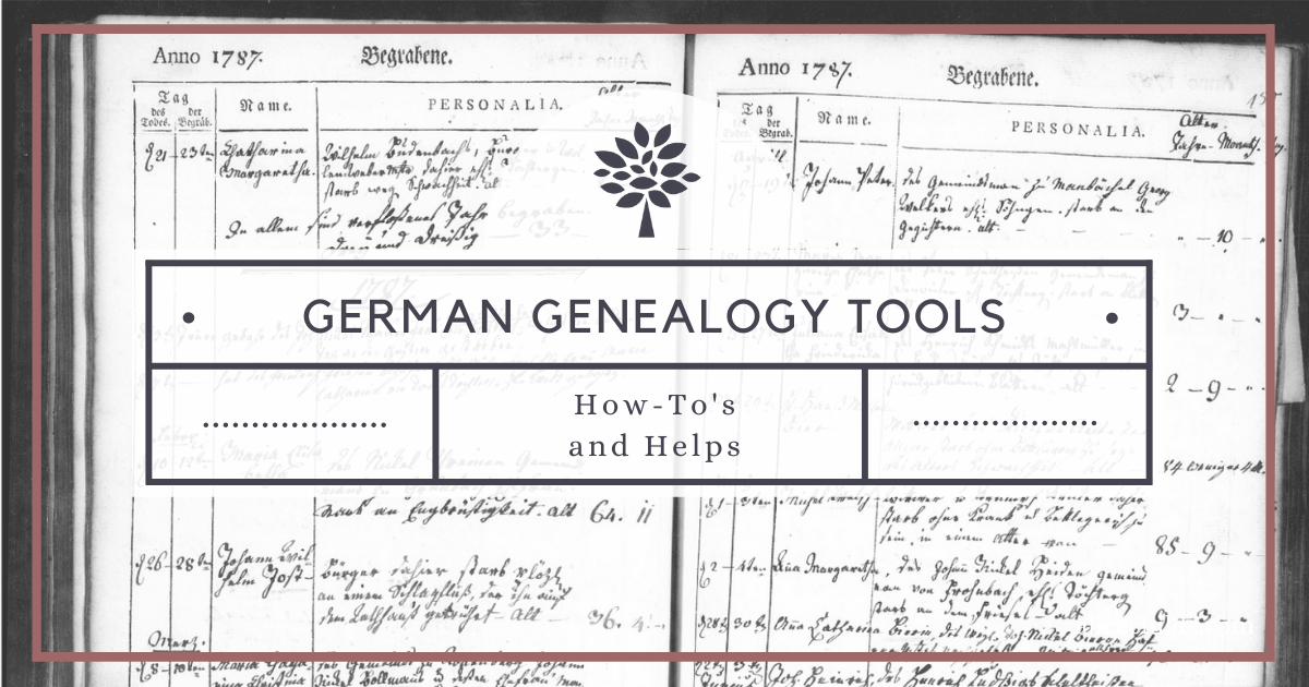 German Genealogy Tools – GenealogyNow